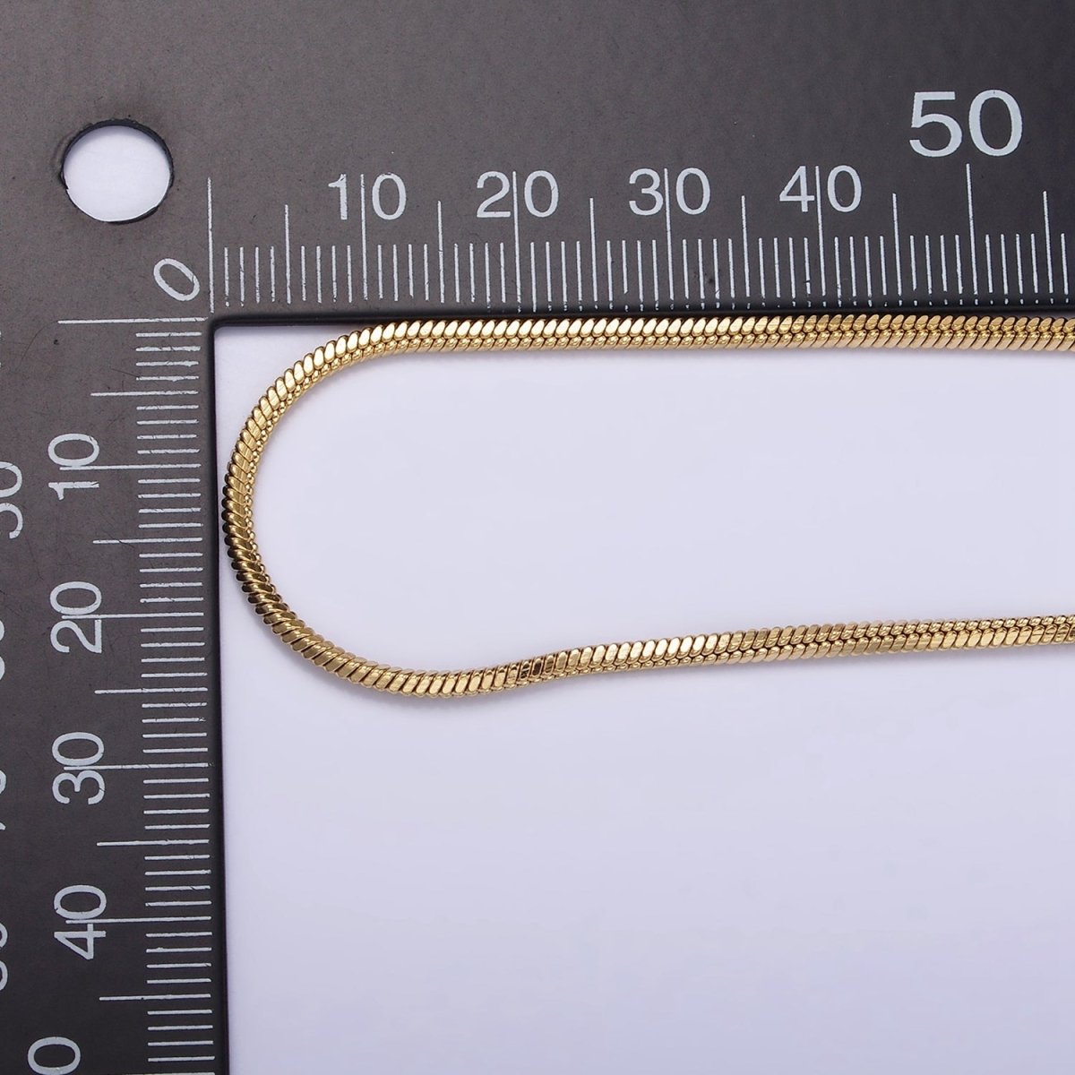 Stainless Steel 1.8mm Omega 18 Inch Layering Chain Necklace | WA-1993 Clearance Pricing