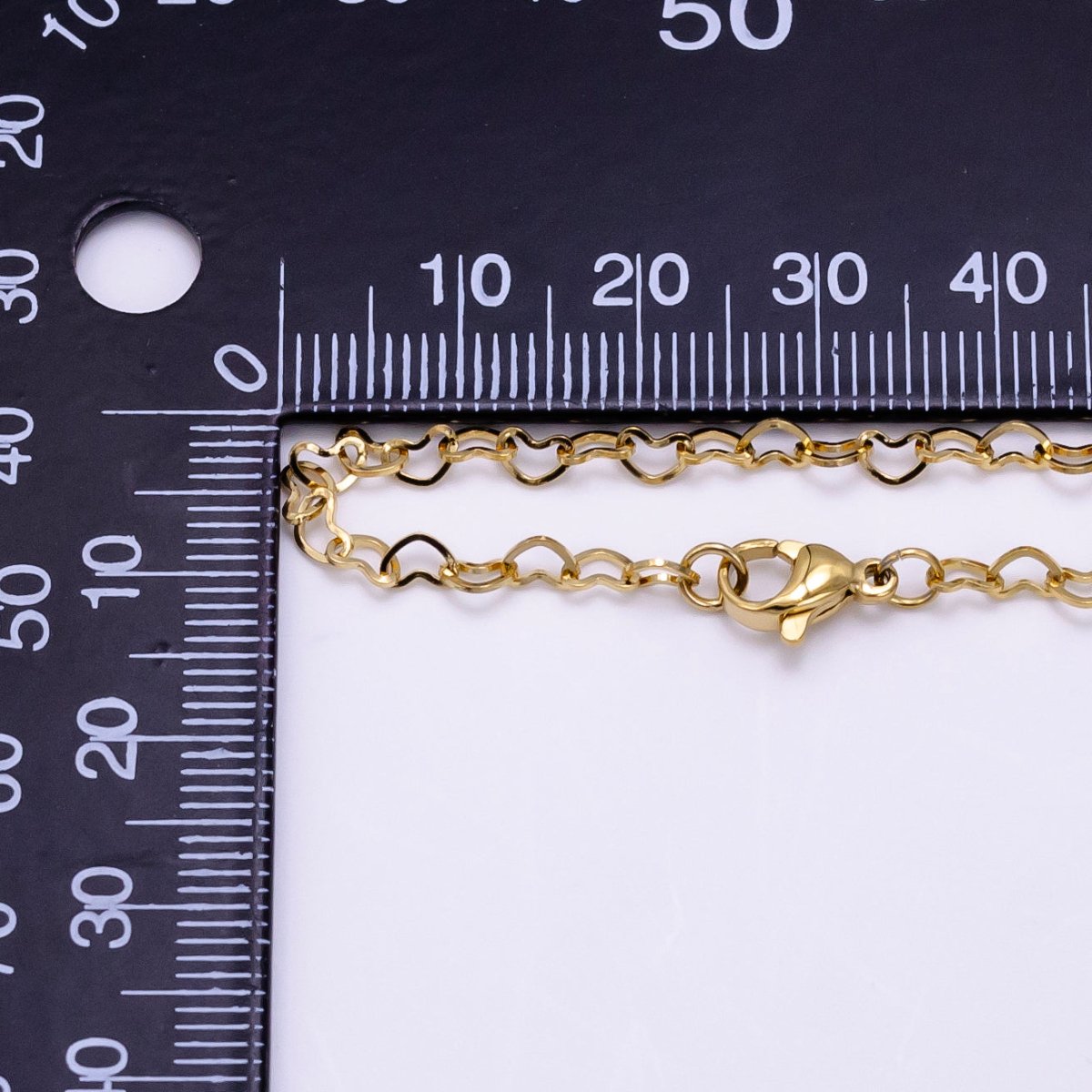 Stainless Steel 3mm Edged Anchor Chain 18 Inch Necklace | WA-2467