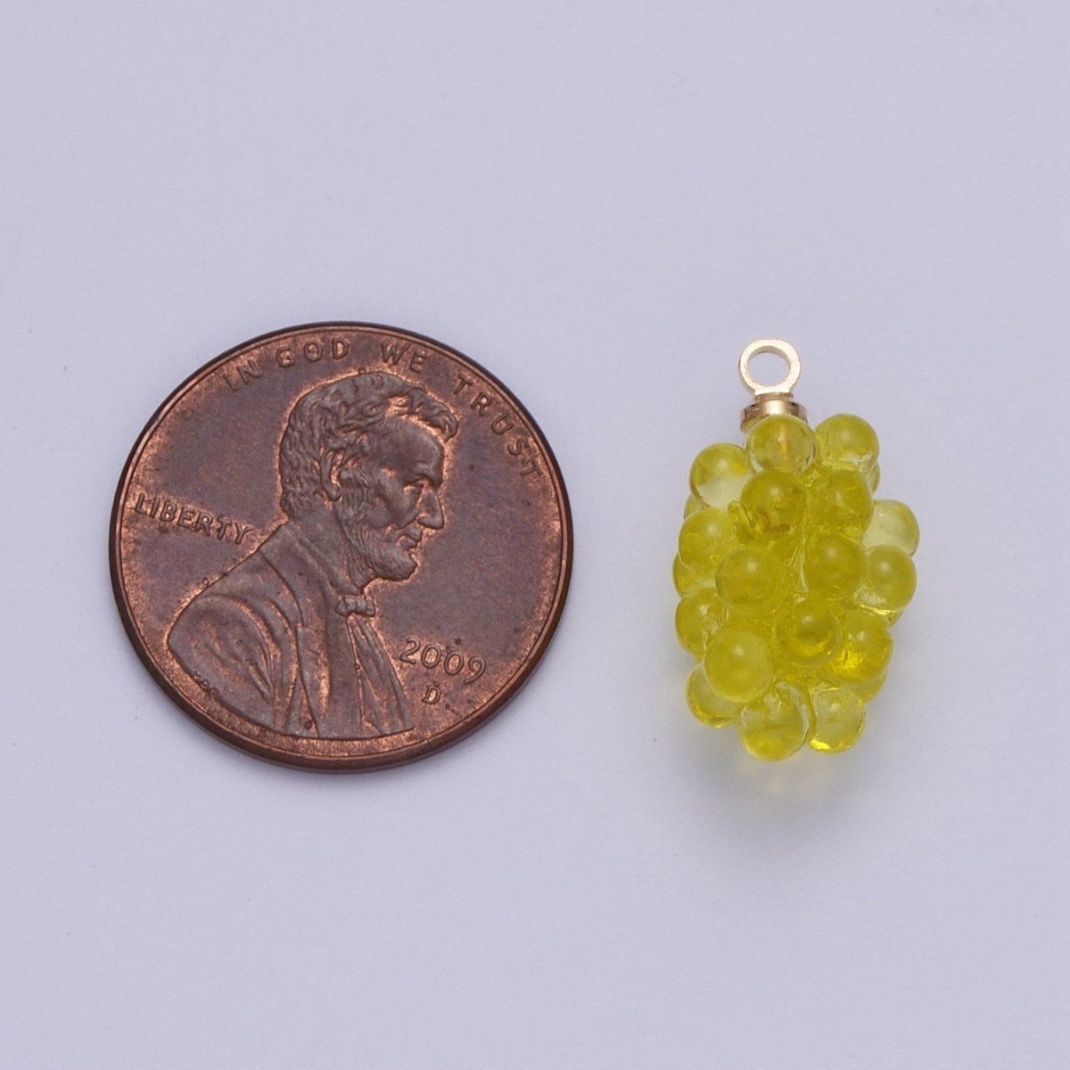Summer Resin Fruits Purple Green Grapes For DIY Jewelry Making | X-748