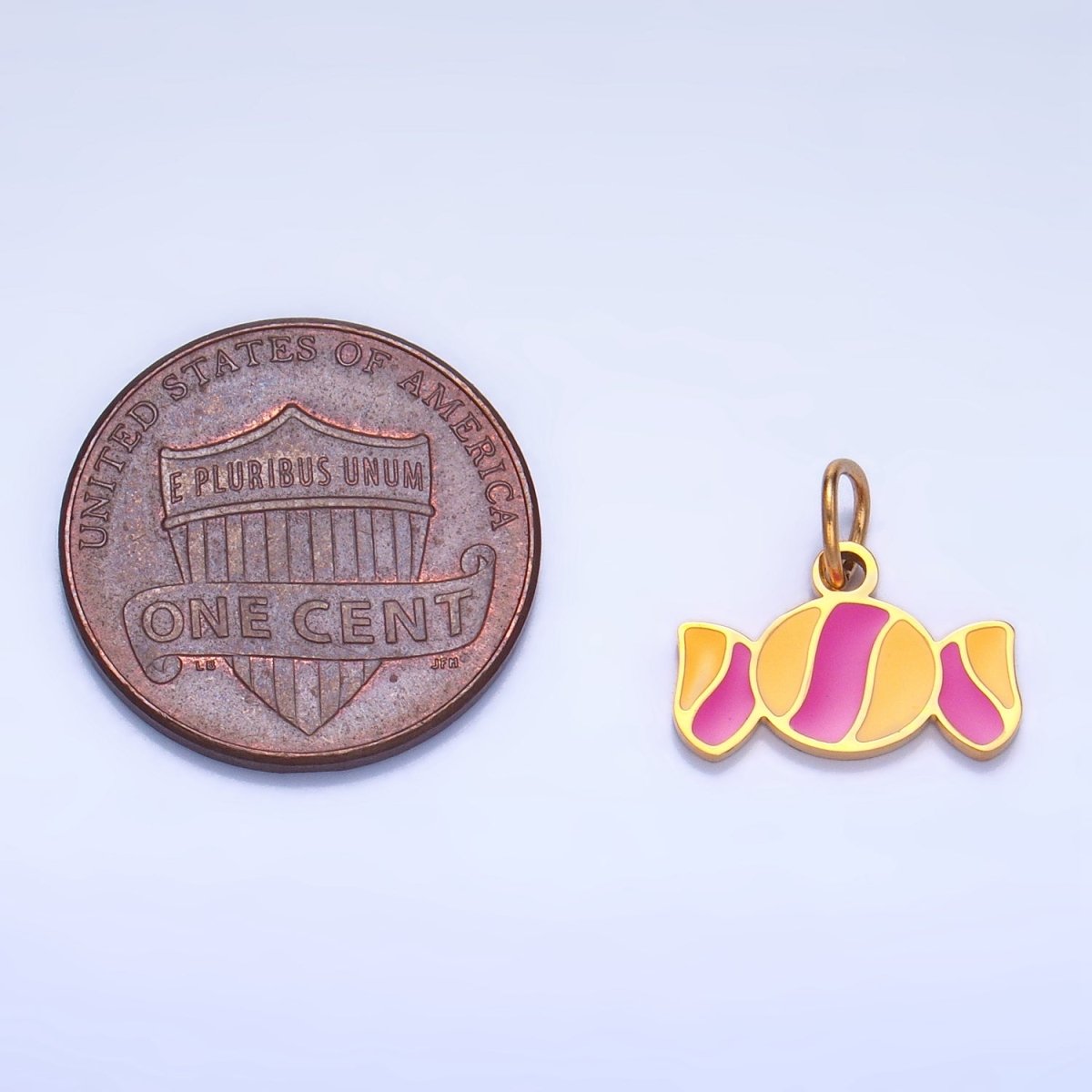 Stainless Steel Enamel Candy Sweets Mini Charm | P1537