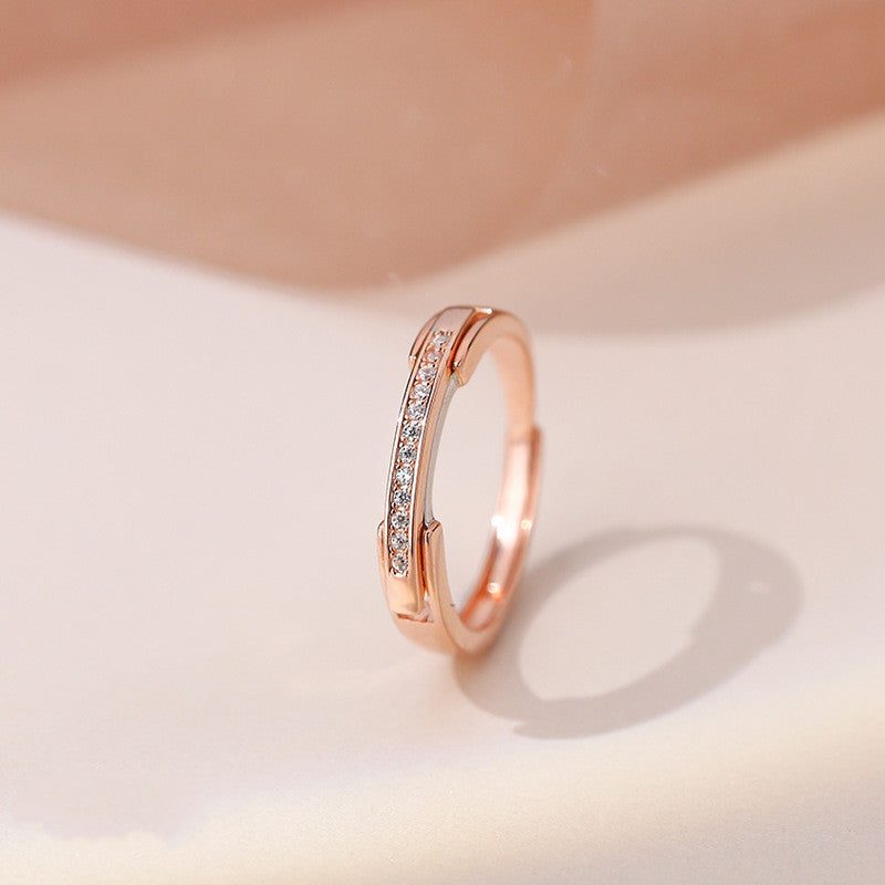 Fashionable Creative Flip-top Diamond Ring for All