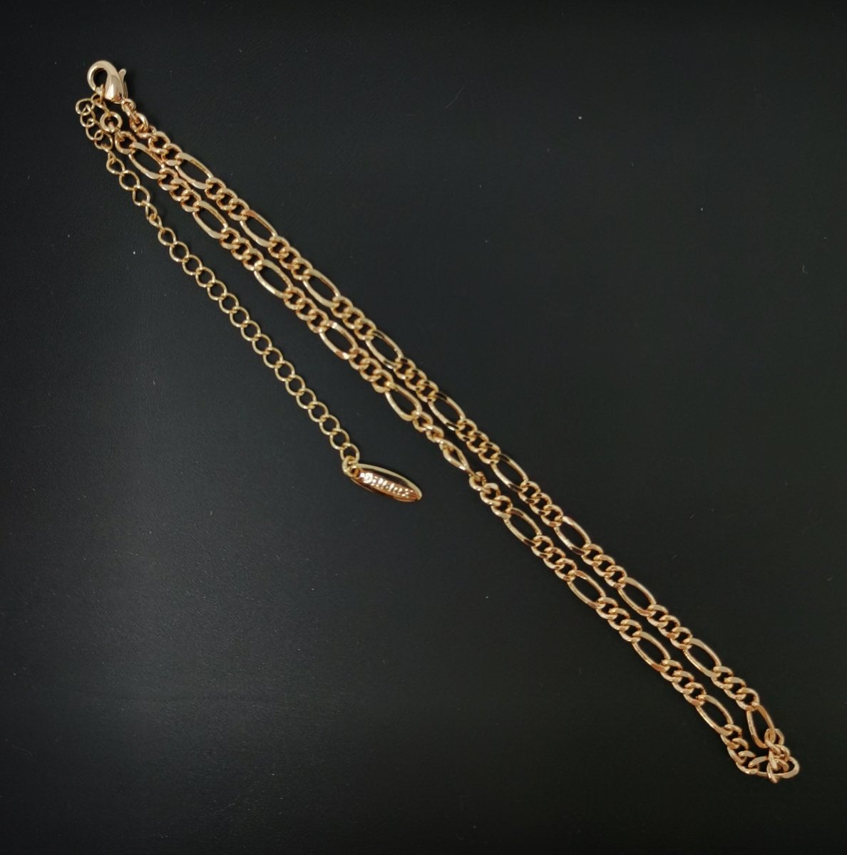 11.8'' Ready to Use 18k Gold Filled Figaro Necklace Chain, Layering Figaro Chain Dainty Necklace, Perfect for Choker Pendant Charm Necklace | CN-585  Clearance Pricing