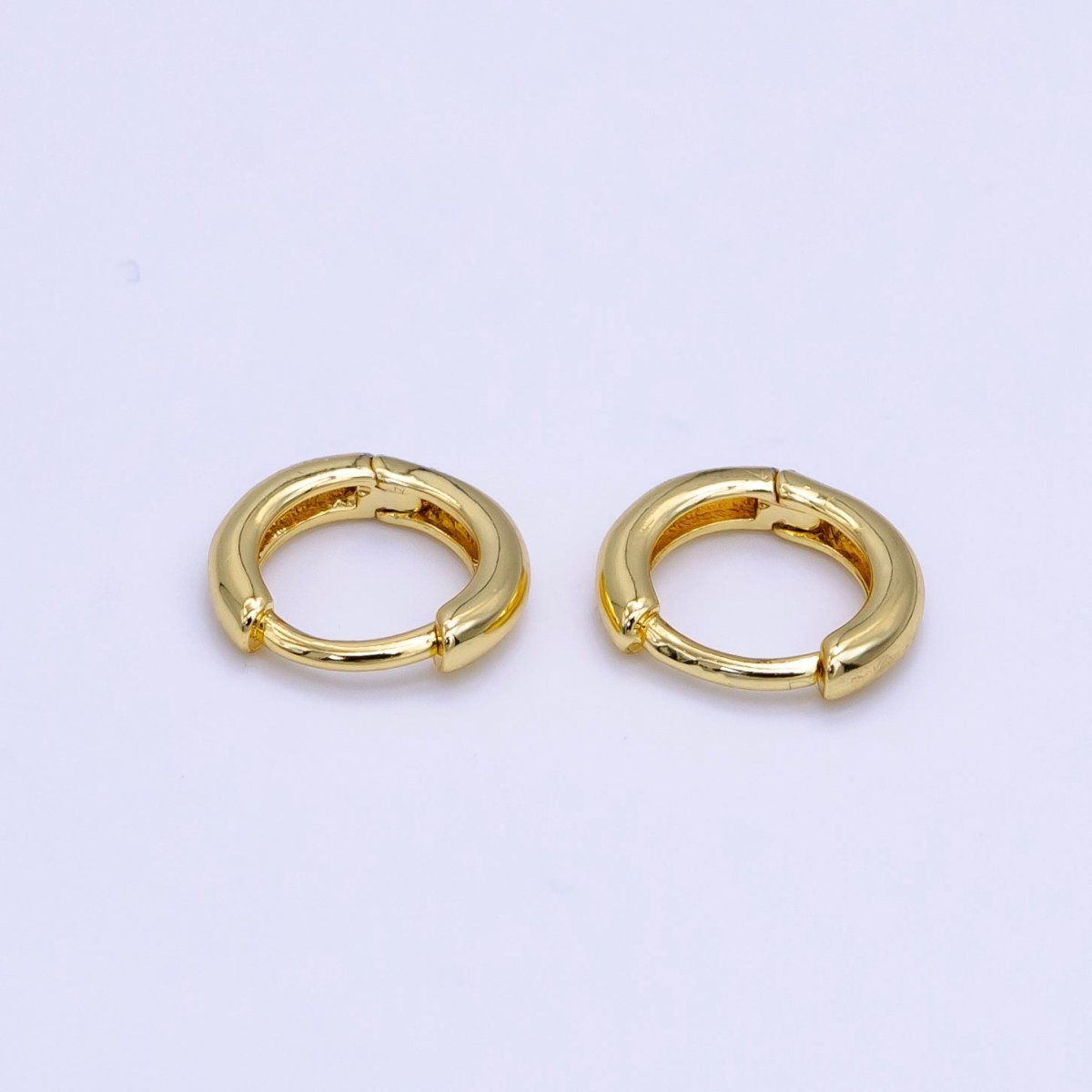 14K Gold Filled 10mm Minimalist Cartilage Huggie Earrings | AB1181