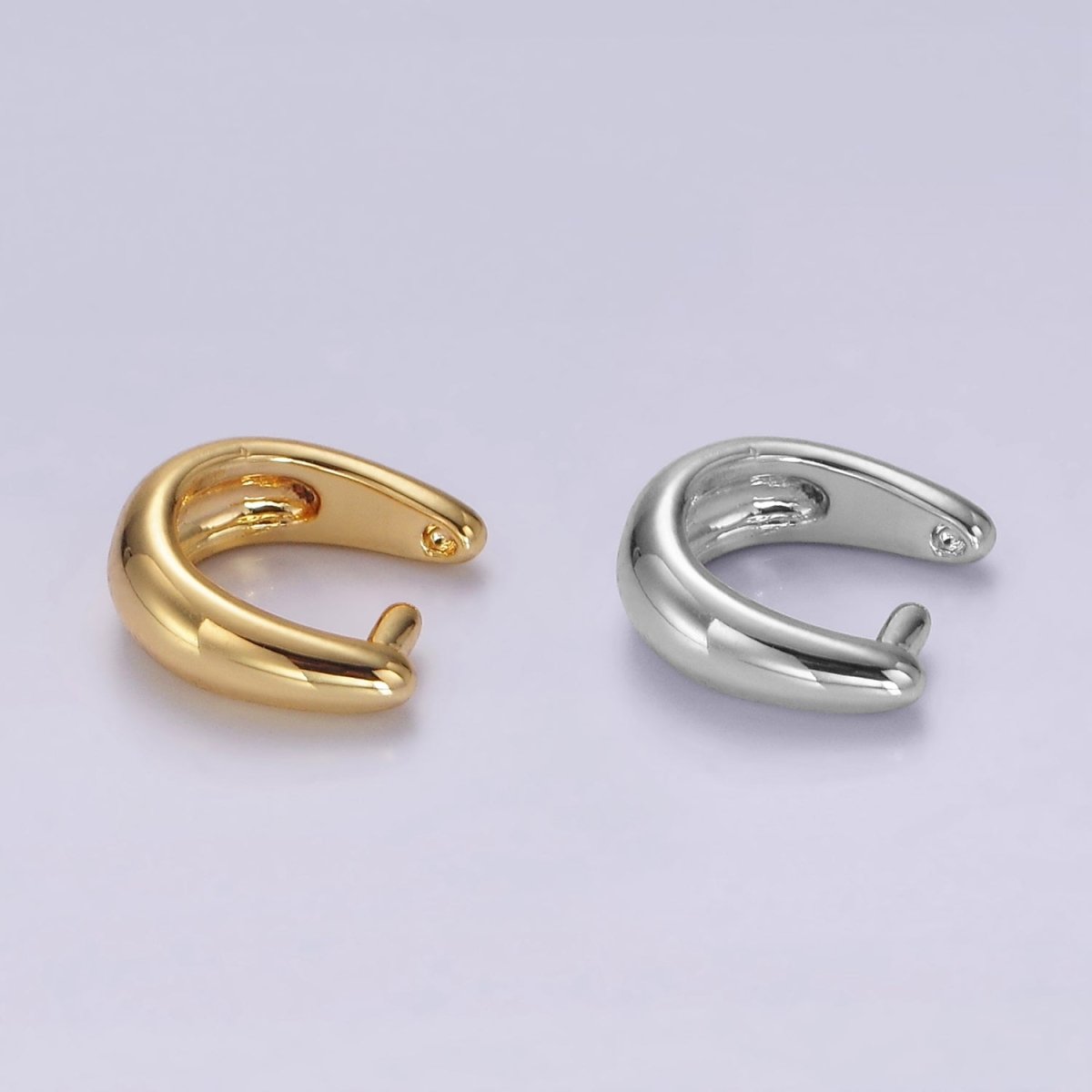 14K Gold Filled 10mm Rounded Snap Bail Minimalist Jewelry Findings Supply | Z581