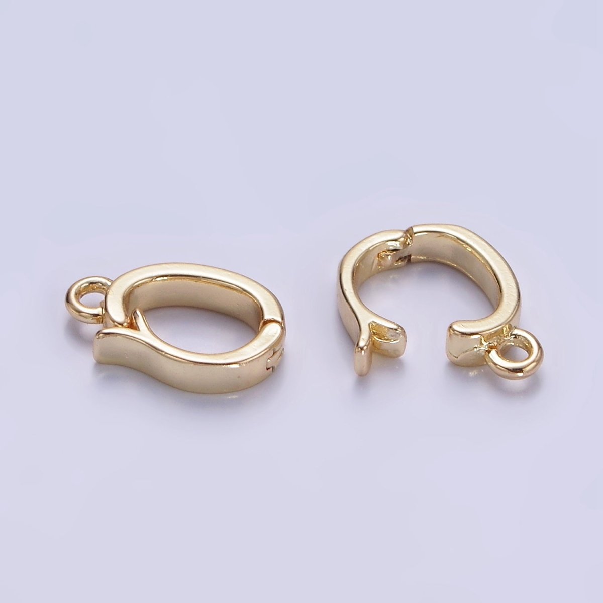 14K Gold Filled 10mm Snap Bail Latch Findings | L664