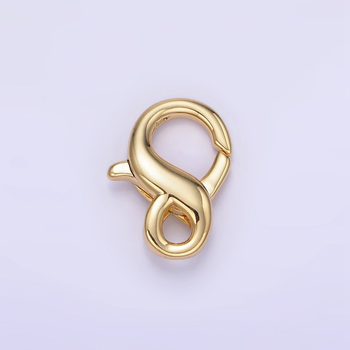 14K Gold Filled 15mm Mini Infinity Lobster Clasps Closure Findings | Z765