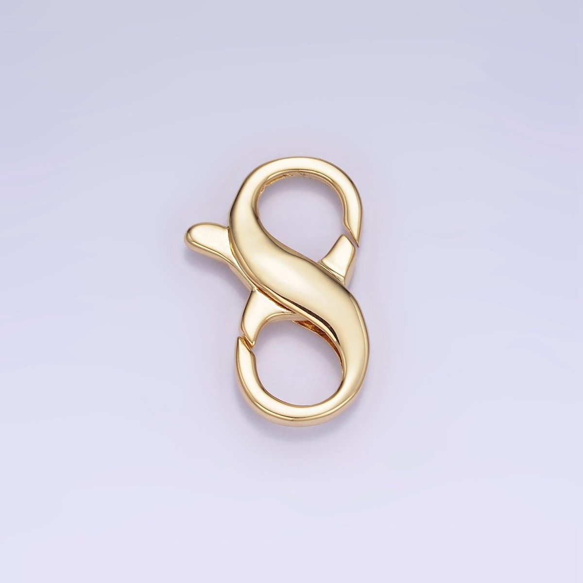 14K Gold Filled 20mm Double Infinity Lobster Clasps Closure Findings | Z767
