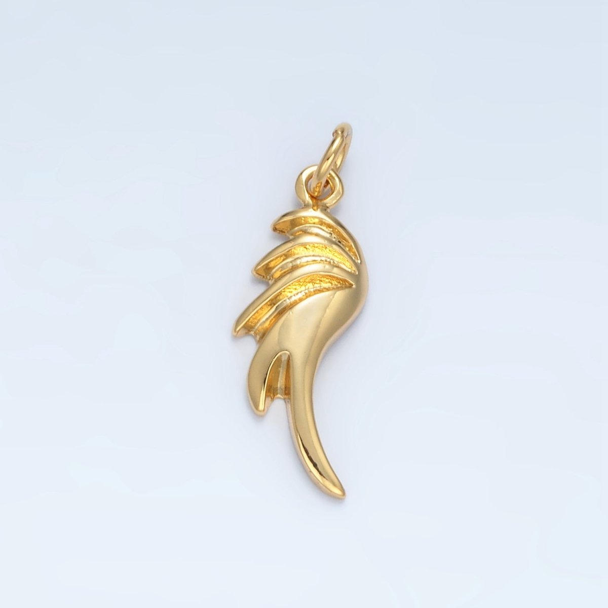 14K Gold Filled 25mm Edged Geometric Minimalist Add-On Charm | AC174