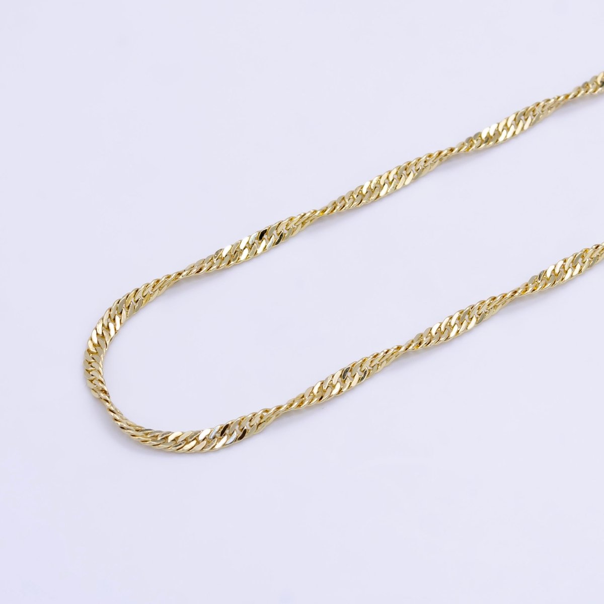14K Gold Filled 2mm Singapore Chain 20 Inch Necklace | WA-2497