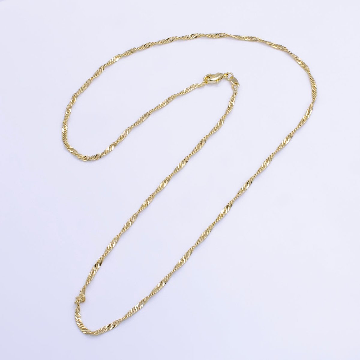 14K Gold Filled 2mm Singapore Chain 20 Inch Necklace | WA-2497
