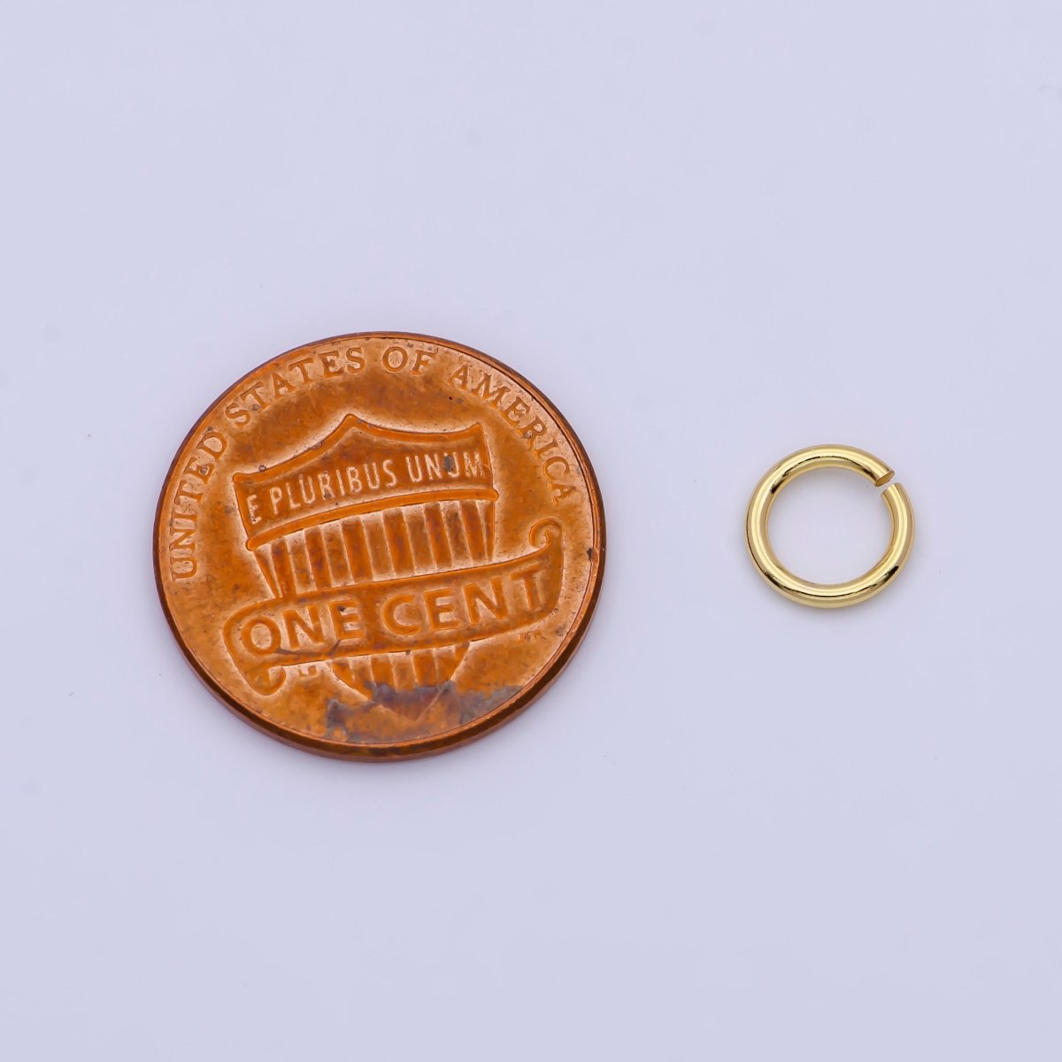 14K Gold Filled 7mmx0.7mm Jump Ring Findings Set | Z781