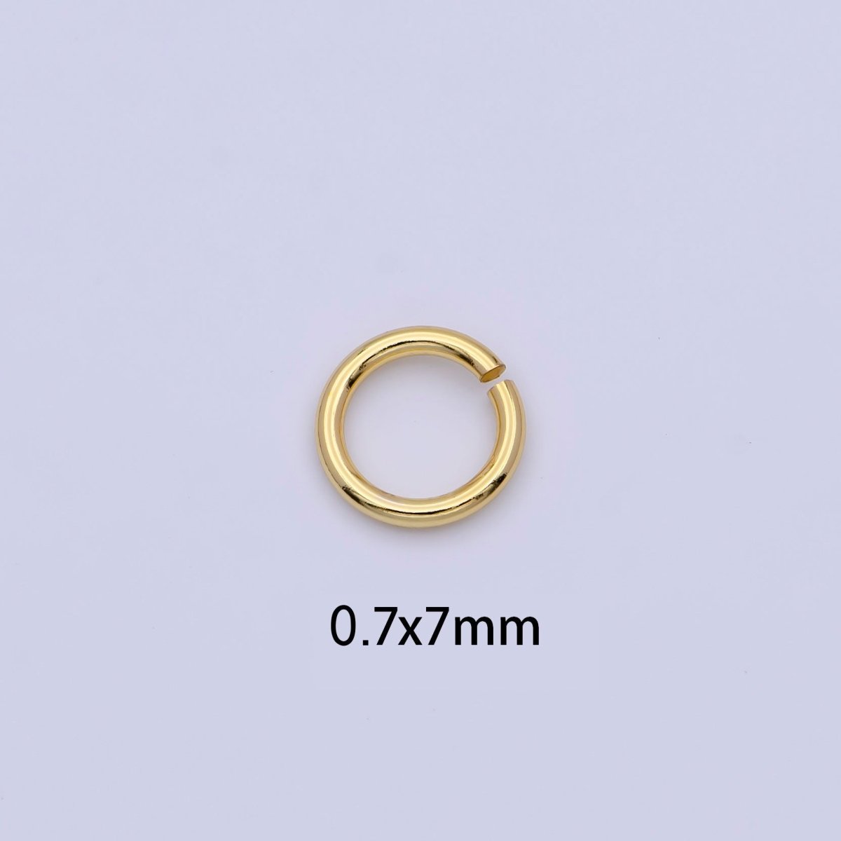 14K Gold Filled 7mmx0.7mm Jump Ring Findings Set | Z781