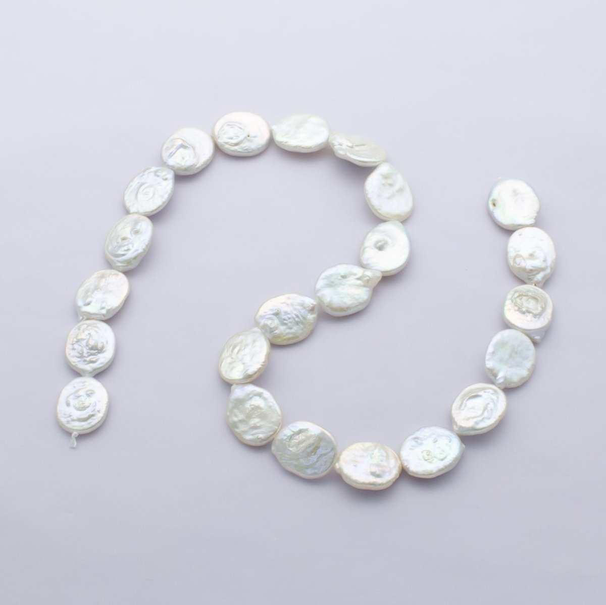 14K Gold Filled Baroque Keishi Freshwater Pearl 14 -16 Inch Strand Findings | WA-820