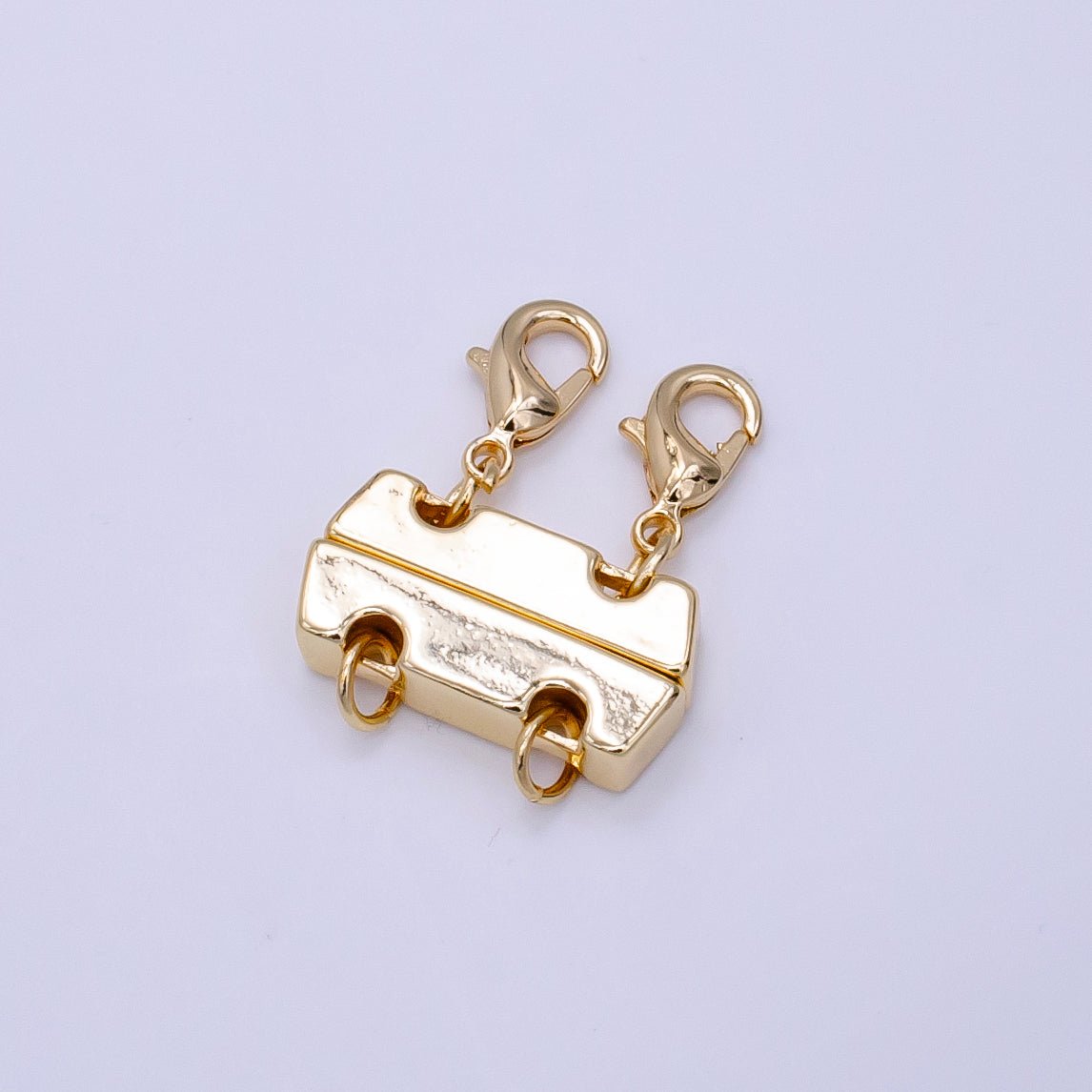 14K Gold Filled Double Lobster Clasps Layered Detangler Findings in Gold & Silver | Z786