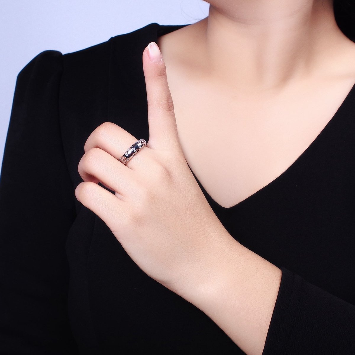 14K Gold Filled Open Butterfly Adjustable Ring | R-220