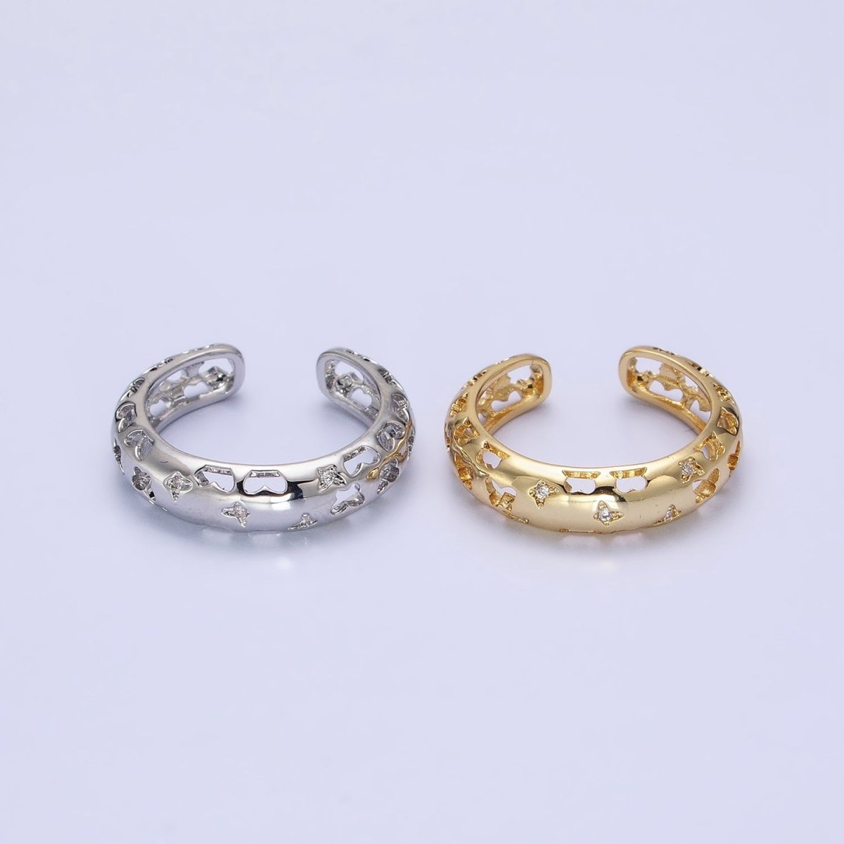 14K Gold Filled Open Butterfly Adjustable Ring | R-220