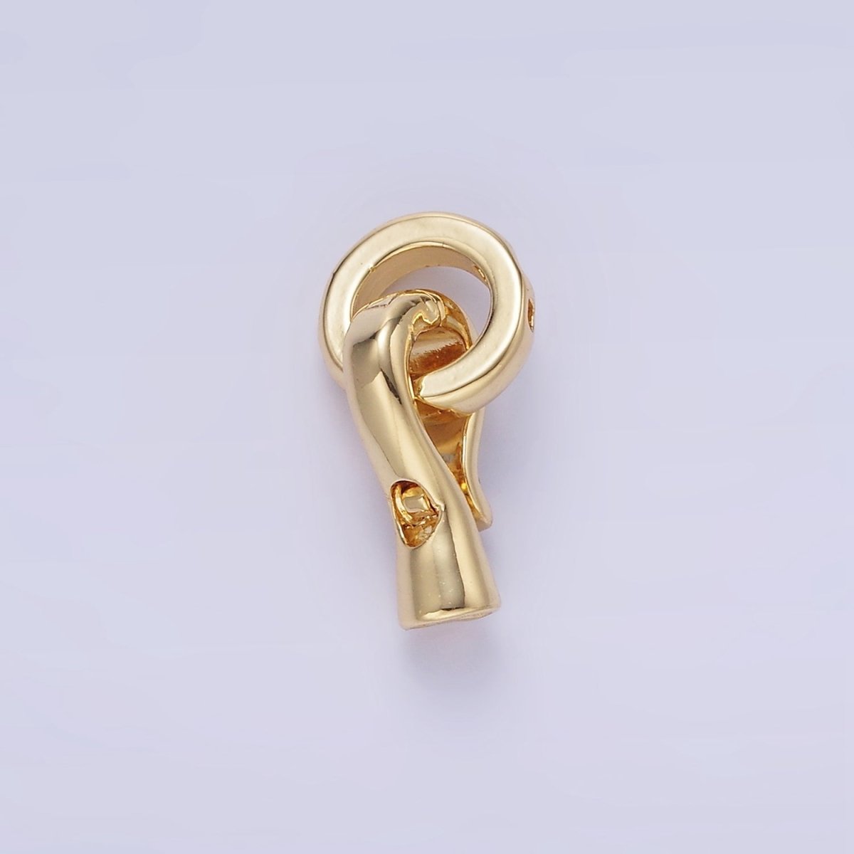 14K Gold Filled Round Snap Latch Findings Set | L665
