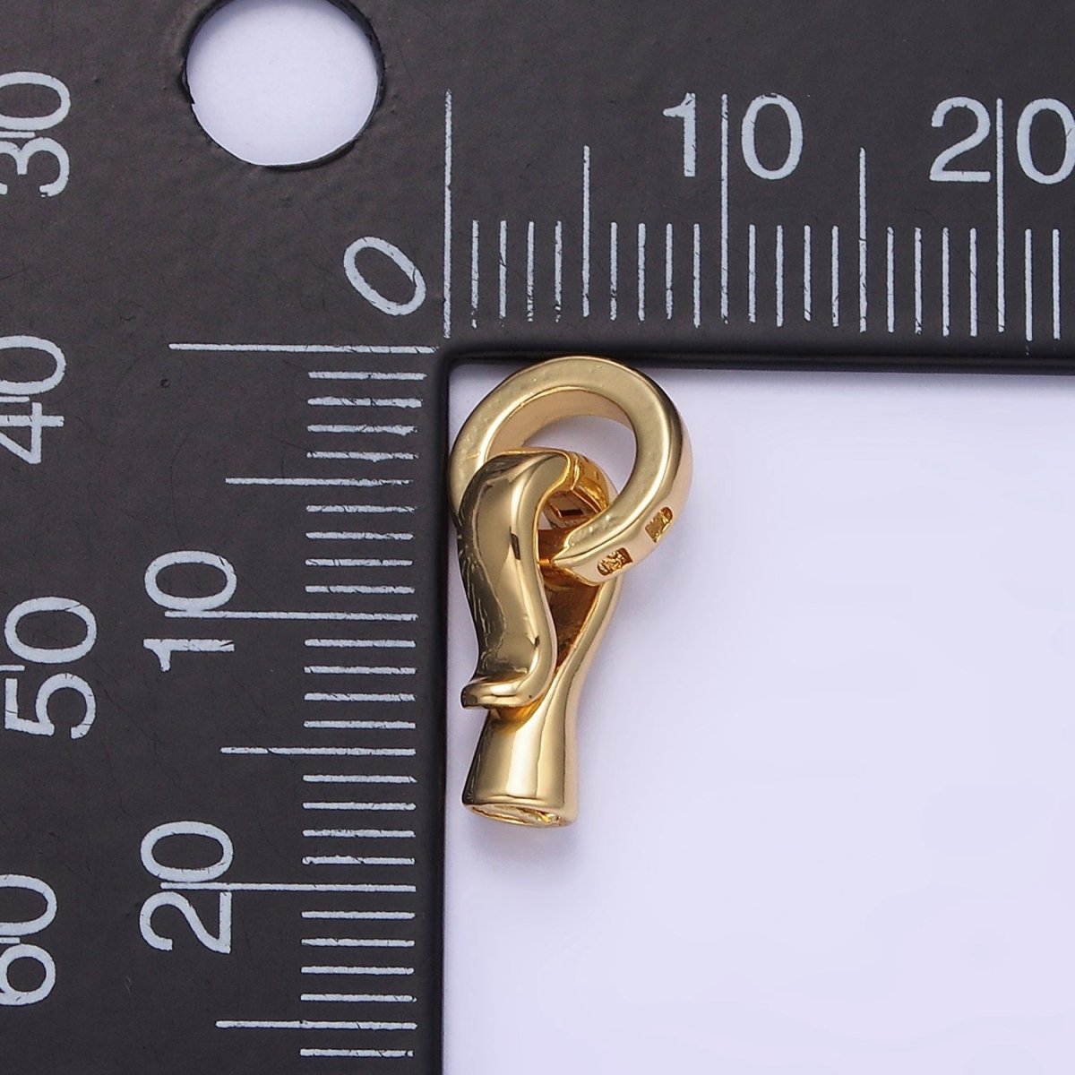 14K Gold Filled Round Snap Latch Findings Set | L665