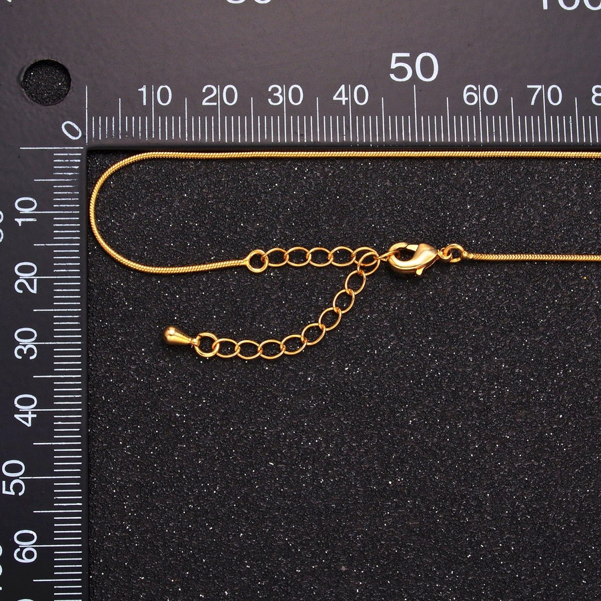 16K Gold Filled 0.5mm Snake Chain 18 Inch Necklace | WA-2470