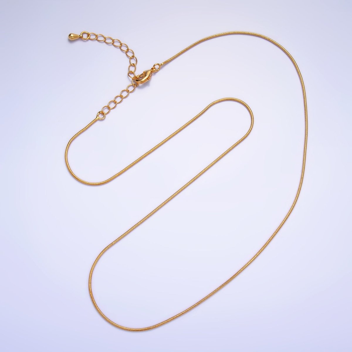 16K Gold Filled 0.5mm Snake Chain 18 Inch Necklace | WA-2470