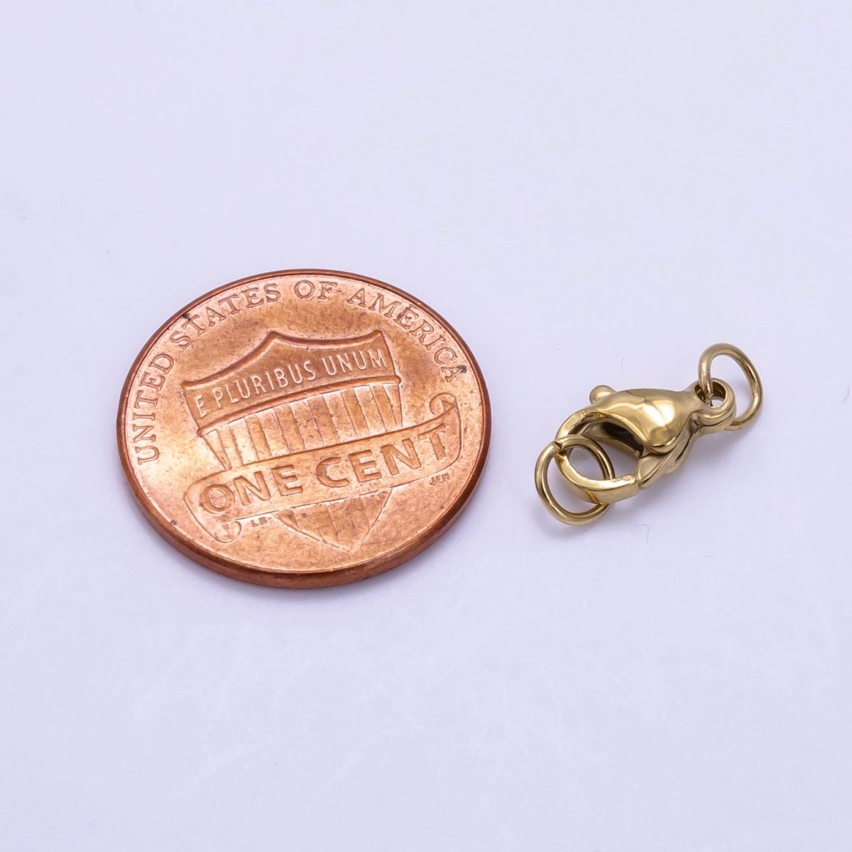 16K Gold Filled 10mm Lobster Clasps Jewelry Closure Supply End Clasp | Z-406