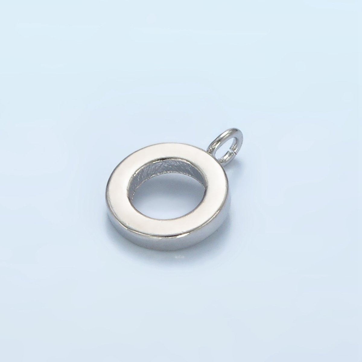 16K Gold Filled 11mm Minimalist Thin Rhondelle Open Loop Findings in Gold & Silver | Z856