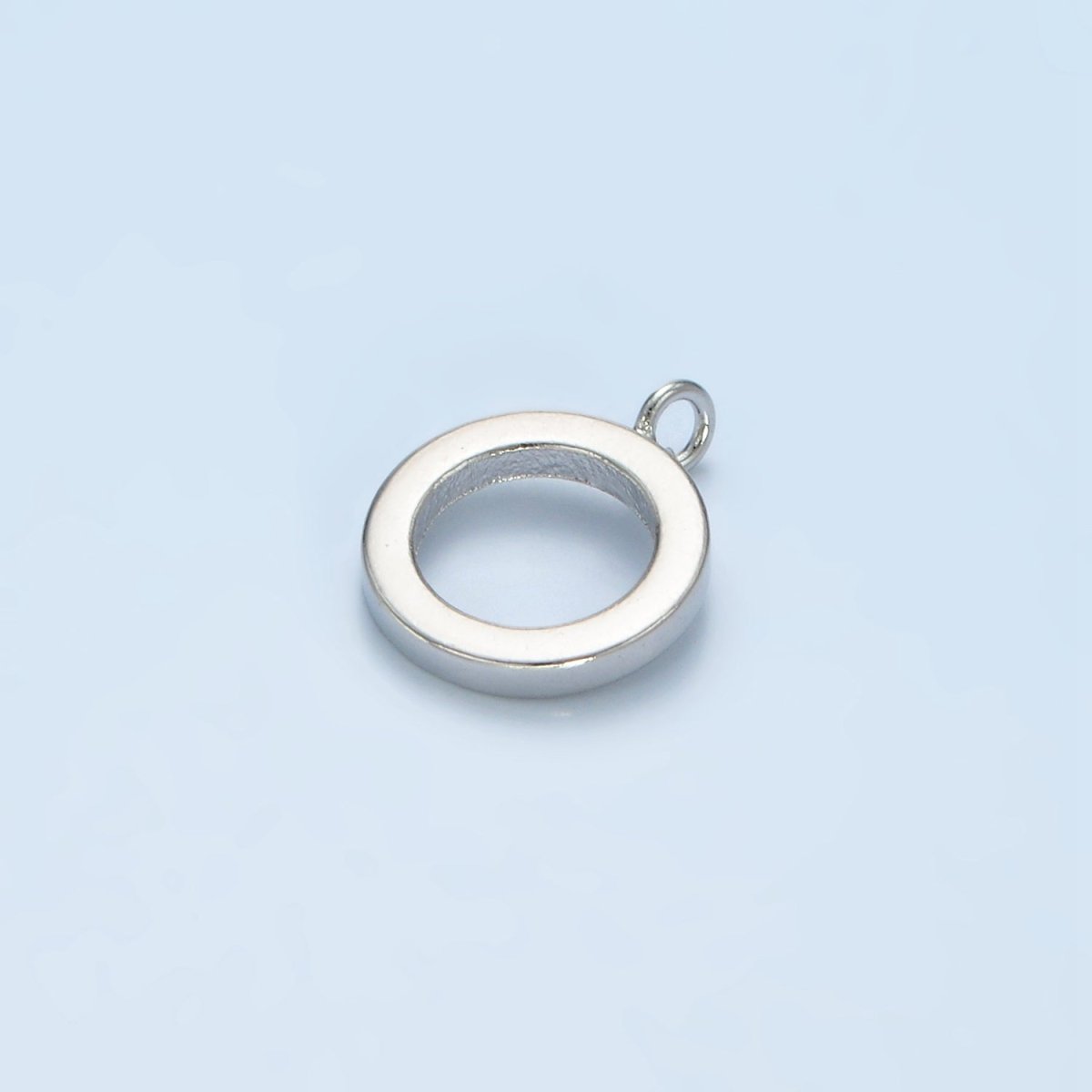 16K Gold Filled 13mm Minimalist Thin Rhondelle Open Loop Findings in Gold & Silver | Z858