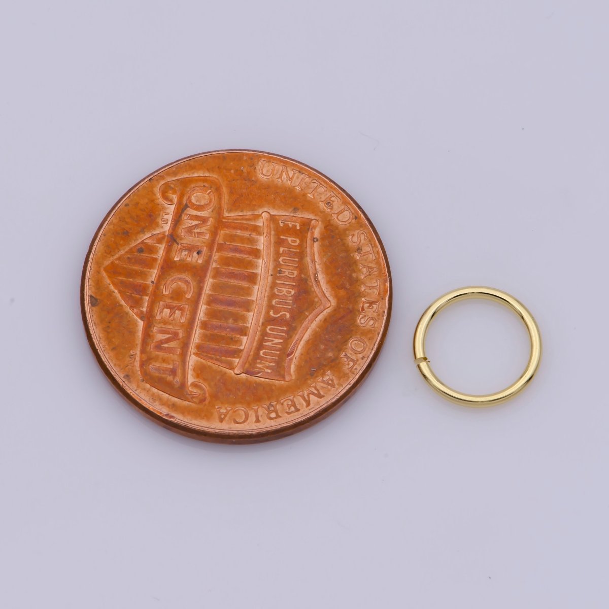 16K Gold Filled 4mmx1mm Jump Ring Findings Set | Z832