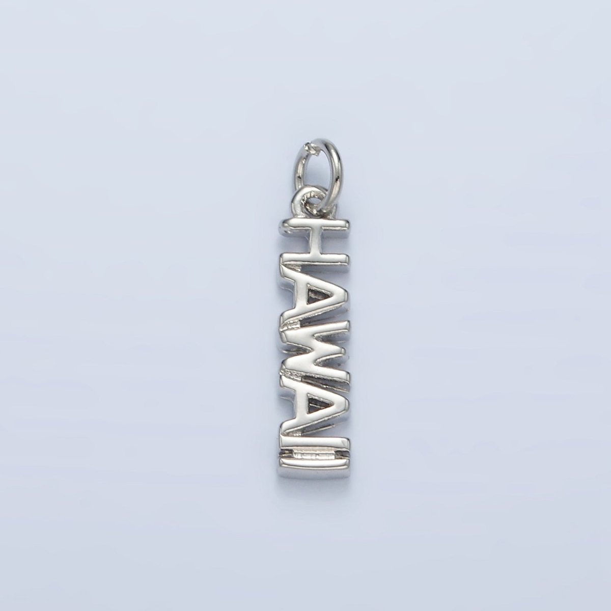16K Gold Filled USA City States Script Tag Charm in Gold & Silver | D814 - D823