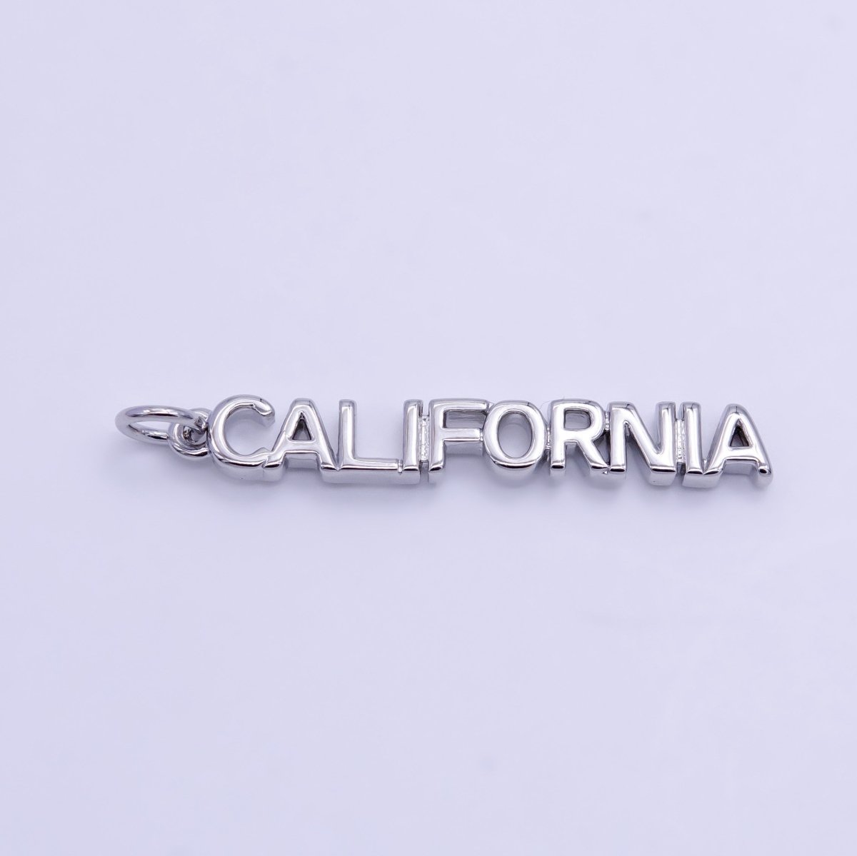 16K Gold Filled USA City States Script Tag Charm in Gold & Silver | D814 - D823