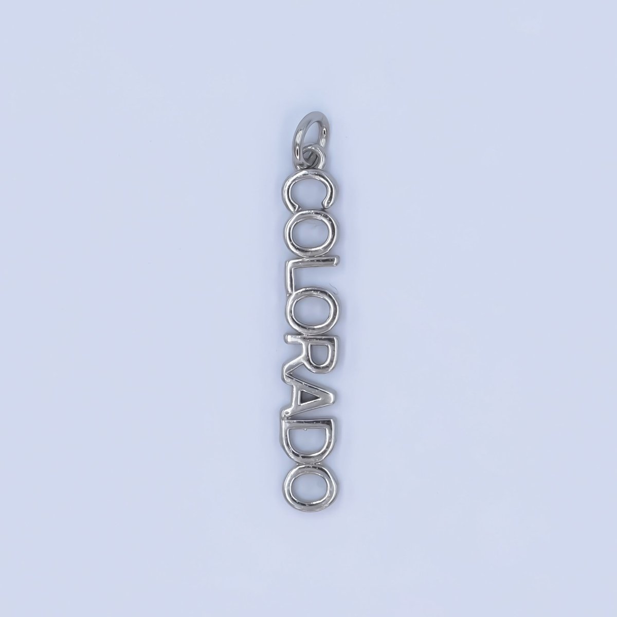 16K Gold Filled USA City States Script Tag Charm in Gold & Silver | D814 - D823