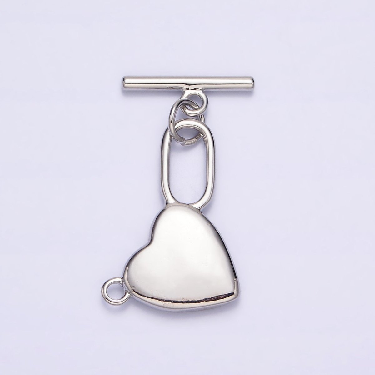 18K Gold Filled 25.5mm Heart Toggle Clasps Closure Findings Ot Clasp | Z-459