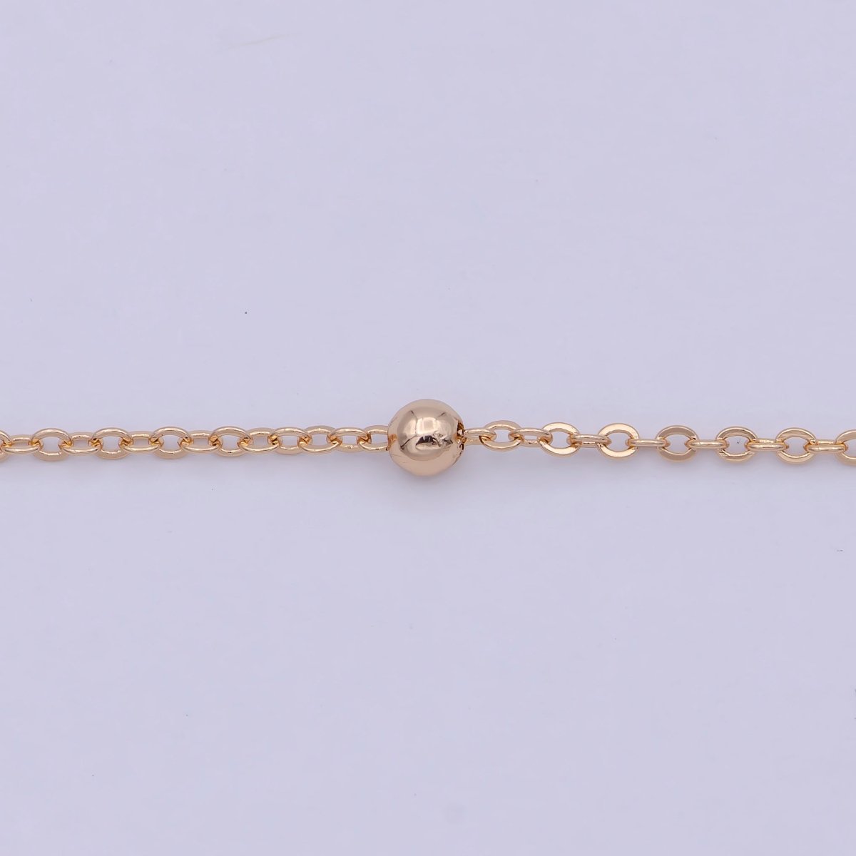 18k Gold Filled Satellite Cable Chain Necklace Gold , Satellite Ball Chain Necklaces Ready To Wear 20 Inch | WA-764 Clearance Pricing