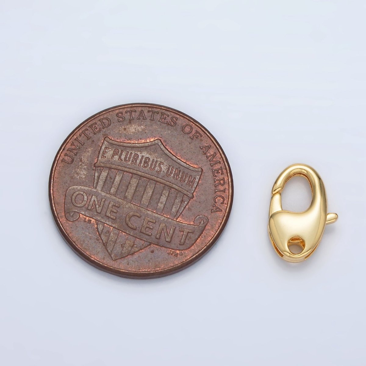 24K Gold Filled 10mm Oval Lobster Clasps Closure Findings | Z864