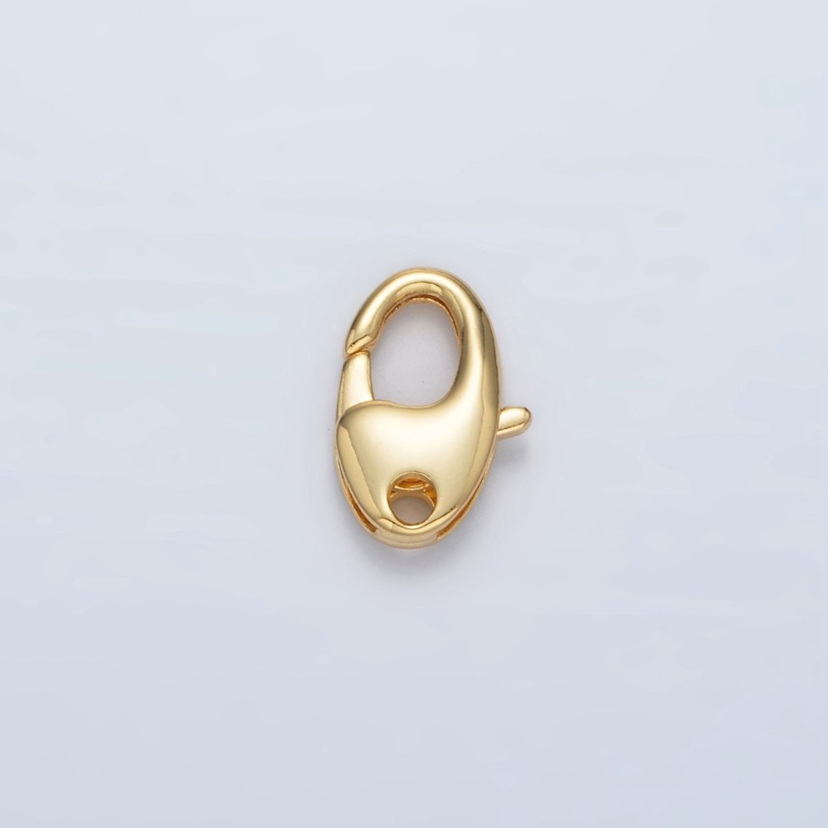 24K Gold Filled 10mm Oval Lobster Clasps Closure Findings | Z864