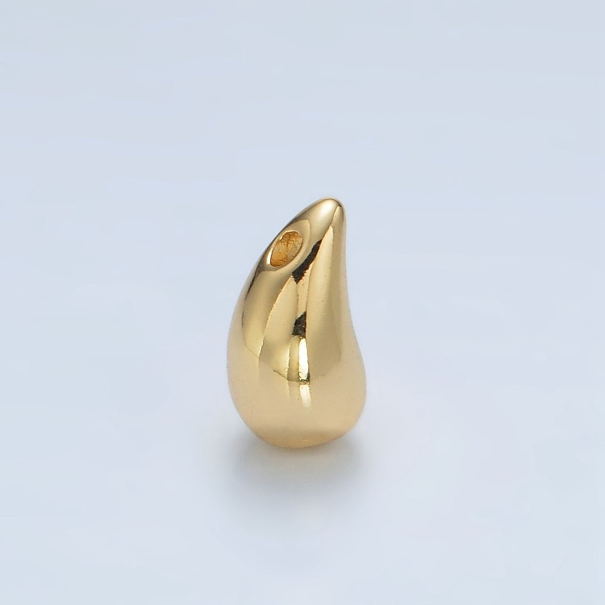 24K Gold Filled 11.5mm Minimalist Teardrop Bead | B413