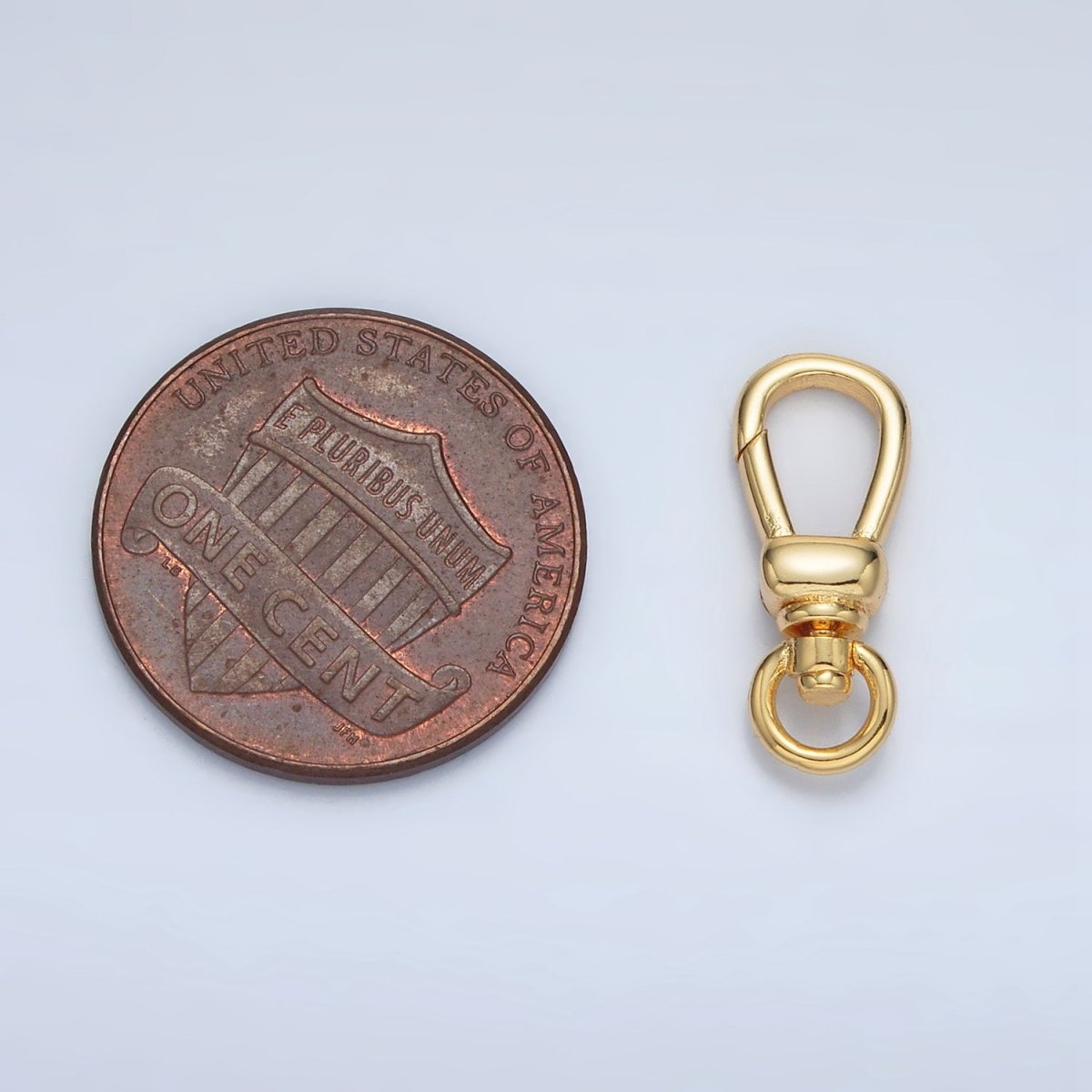 24K Gold Filled 12mm Trigerless Swivel Snap Hook Closure Findings | Z863