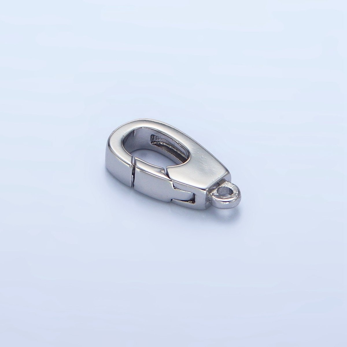 24K Gold Filled 15mm Triggerless Push Rectangle Lobster Clasps Closure Findings in Gold & Silver | Z960