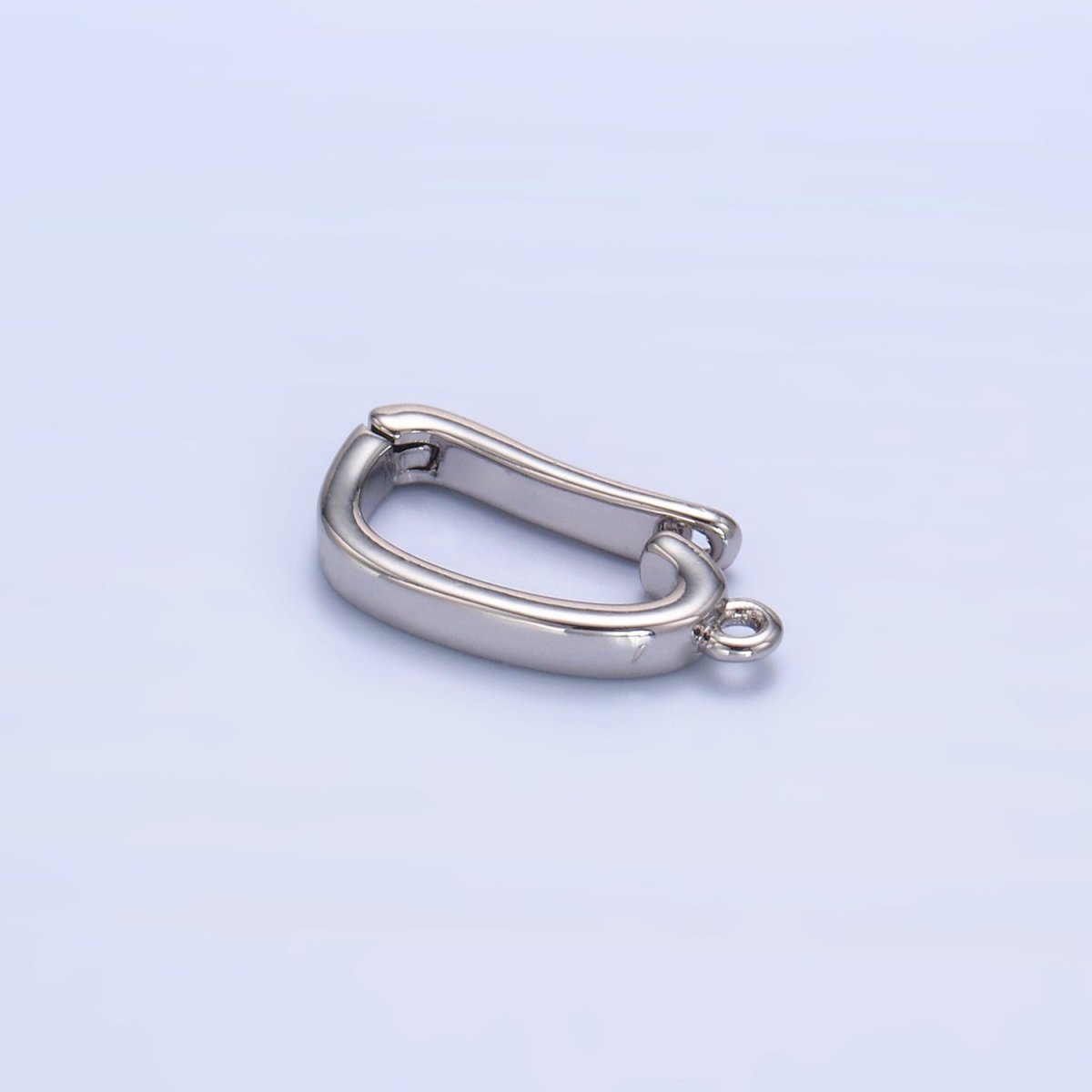 24K Gold Filled 16mm Minimalist Snap Latch Bail Finding in Gold & Silver | Z1083