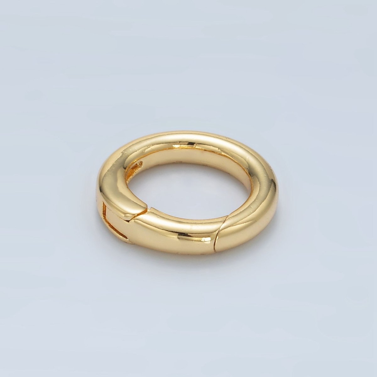 24K Gold Filled 20mm Push Spring Gate Findings | L077