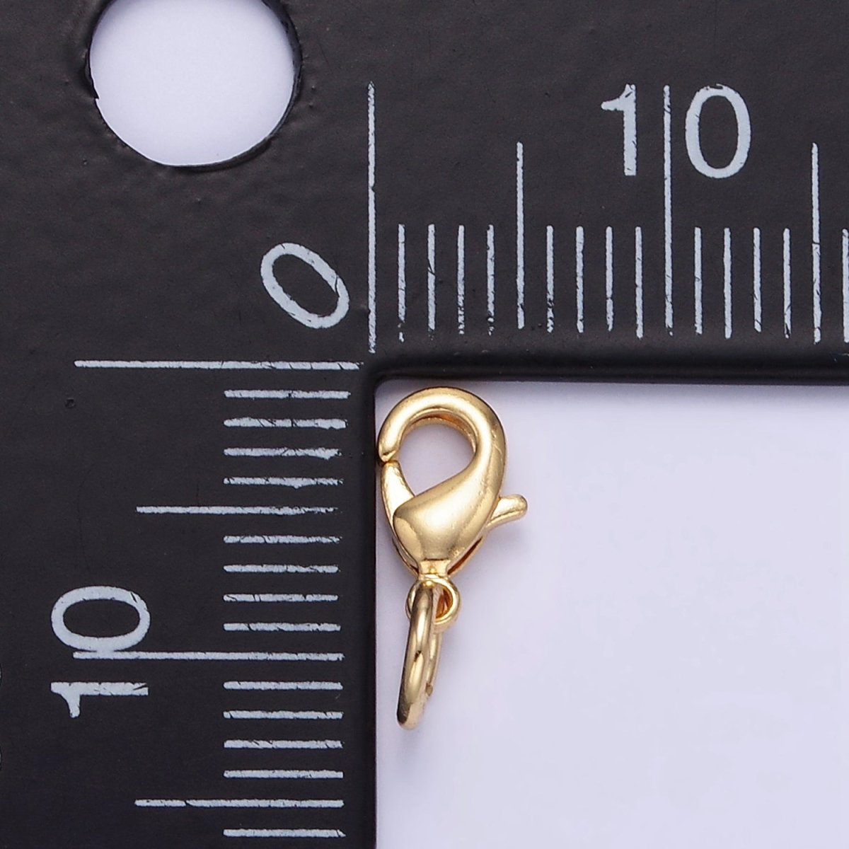 24K Gold Filled 8.5mm Minimalist Lobster Claw Clasps Closure Findings | Z868