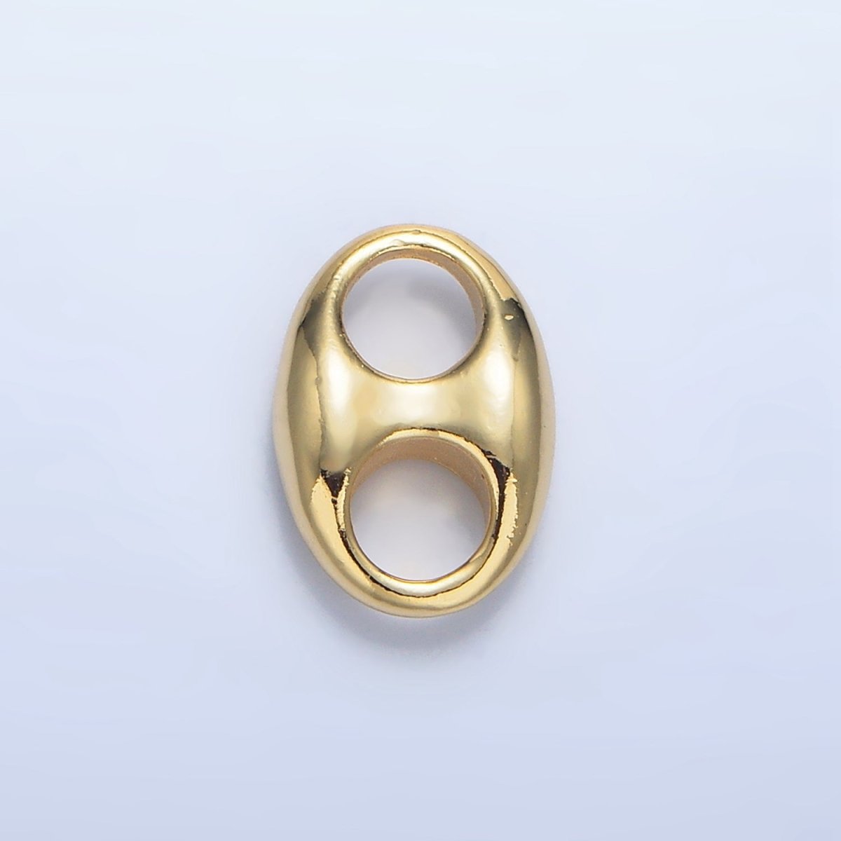 24K Gold Filled 9.5mm Minimalist Chubby Anchor Mariner Link Findings | Z982