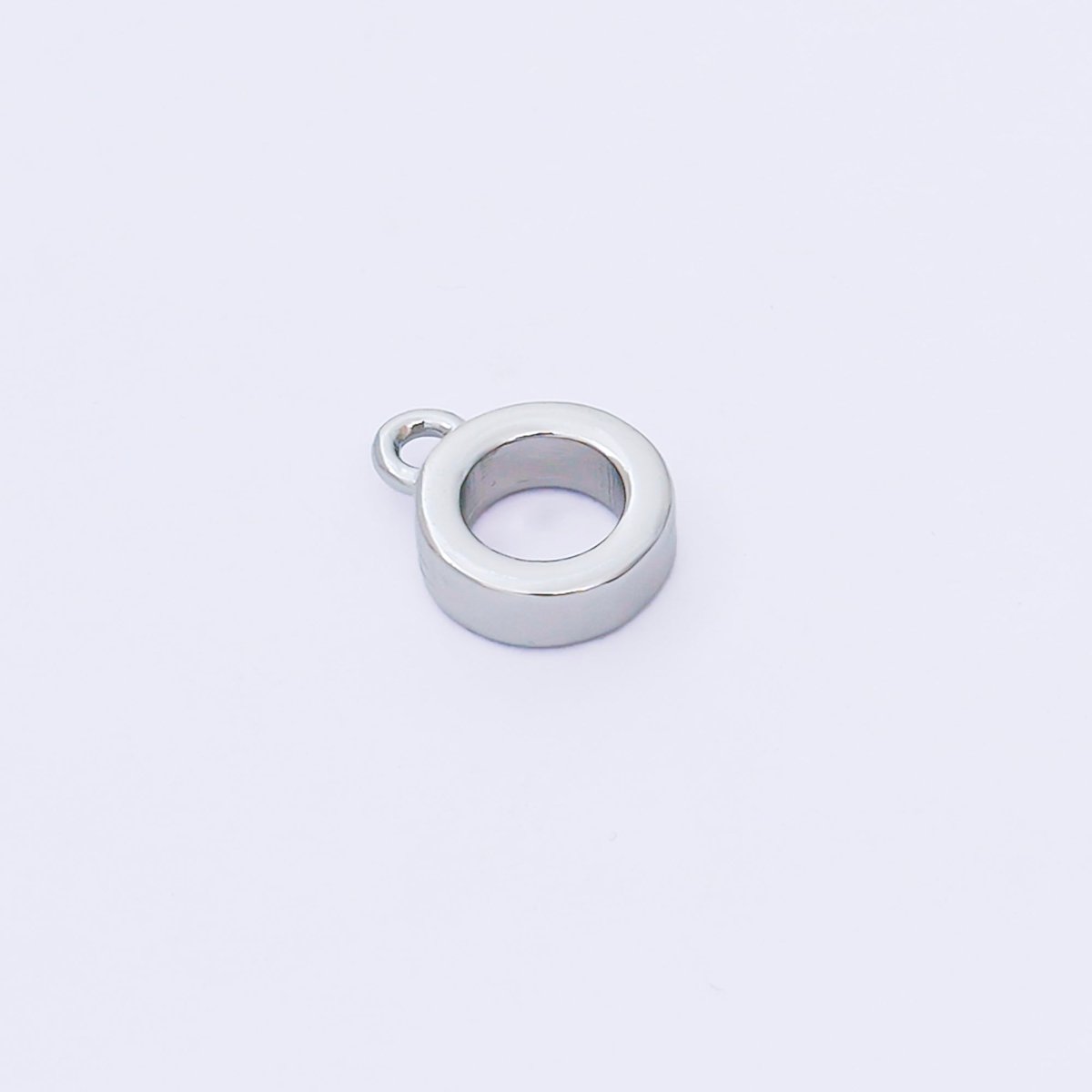 24K Gold Filled 9mm Minimalist Round Rondelle Bail Findings in Gold & Silver | Z970