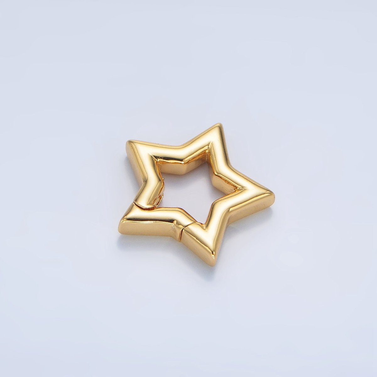24K Gold Filled Celestial Star Push Gate Closure Findings | Z961