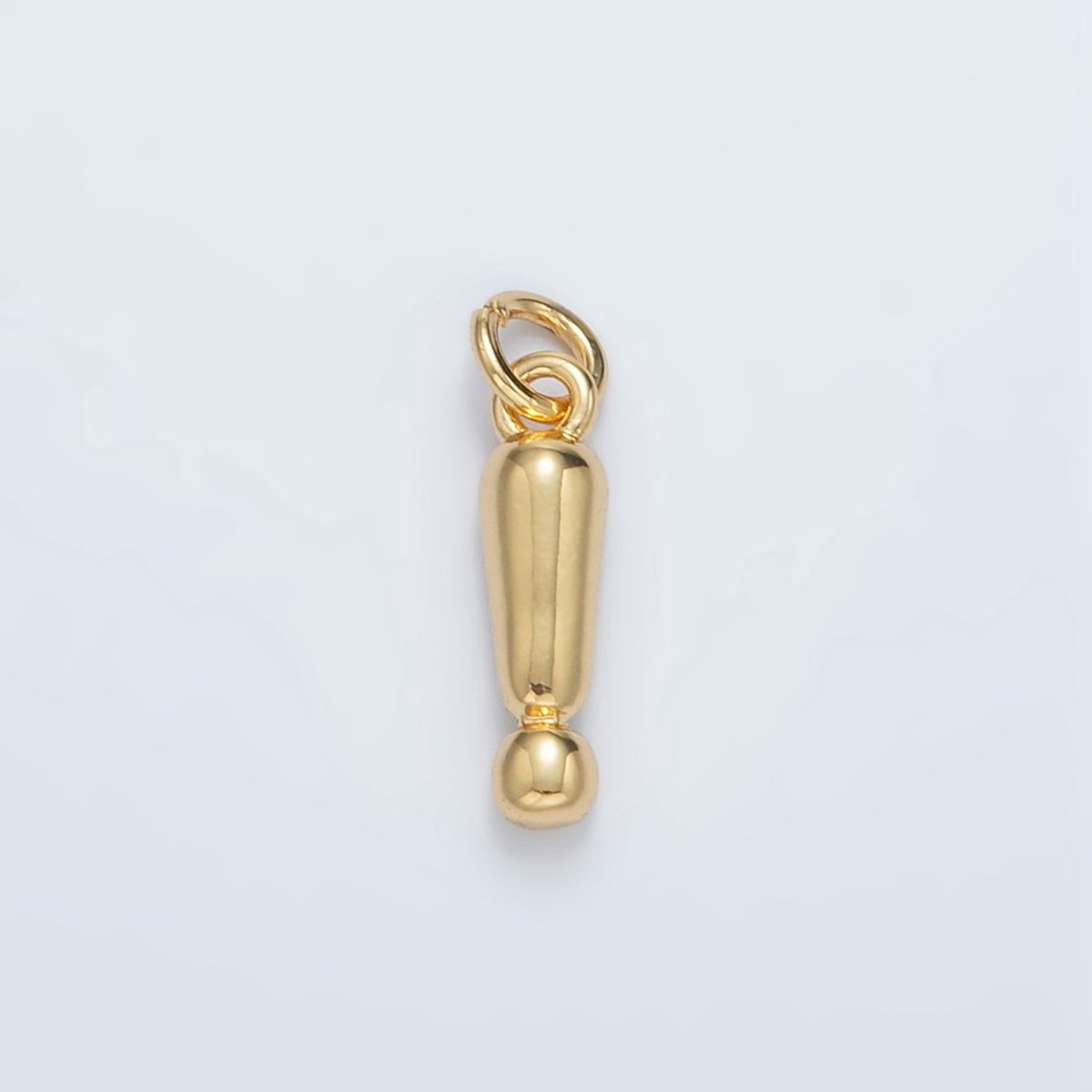 24K Gold Filled "!" Exclamation Mark Minimalist Charm | AC161
