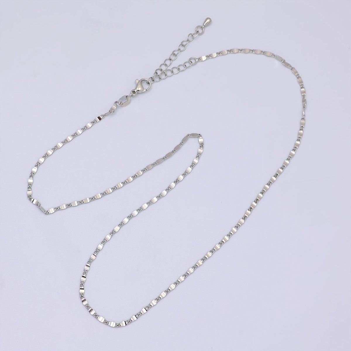 24K Gold Filled Flat Diamond Cut Mariner Anchor Necklace 15.75 inch, 18 inches for Minimalist Jewelry | WA-1841 WA-1842 Clearance Pricing