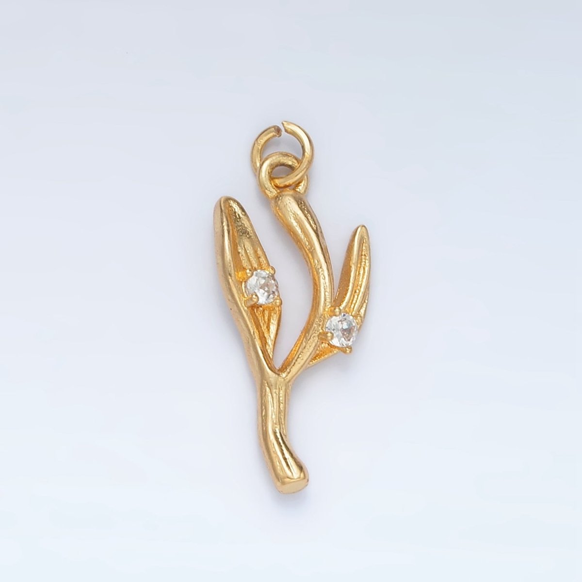 24K Gold Filled Leaf Charm | AC162