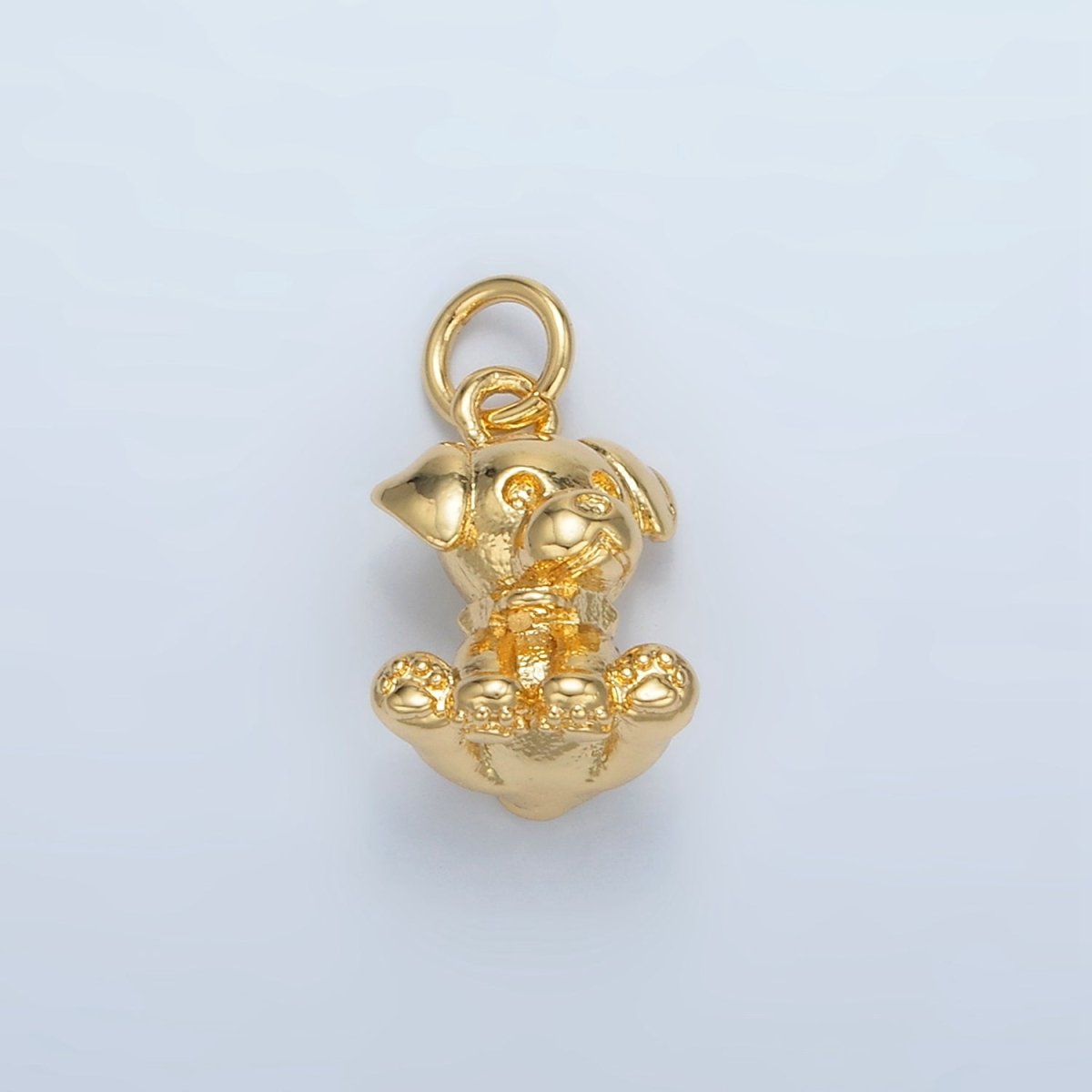 24K Gold Filled Multidimensional Labrador Dog Pet Animal Charm | AG895