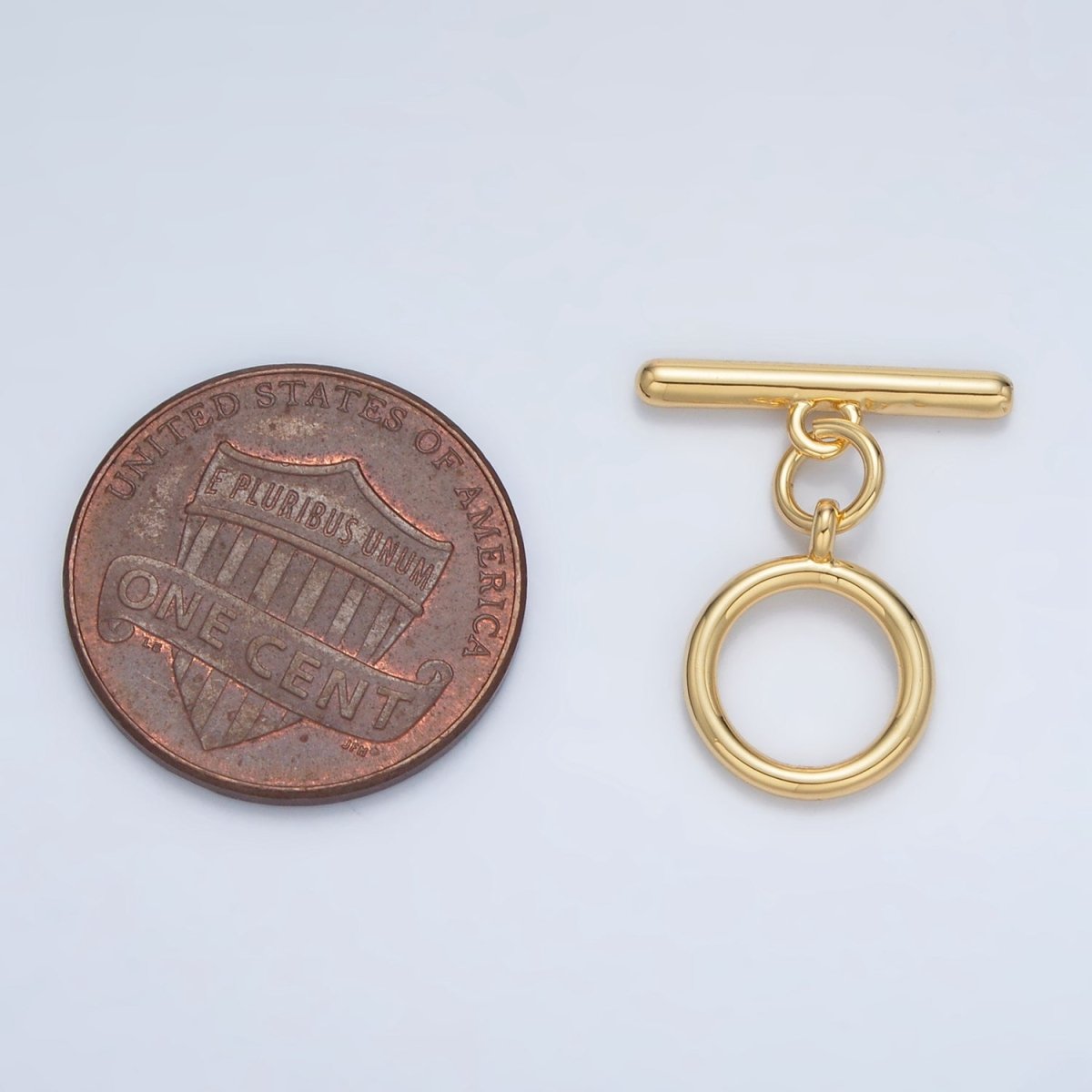 24K Gold Filled Minimalist Toggle Clasps Closure Findings | Z852
