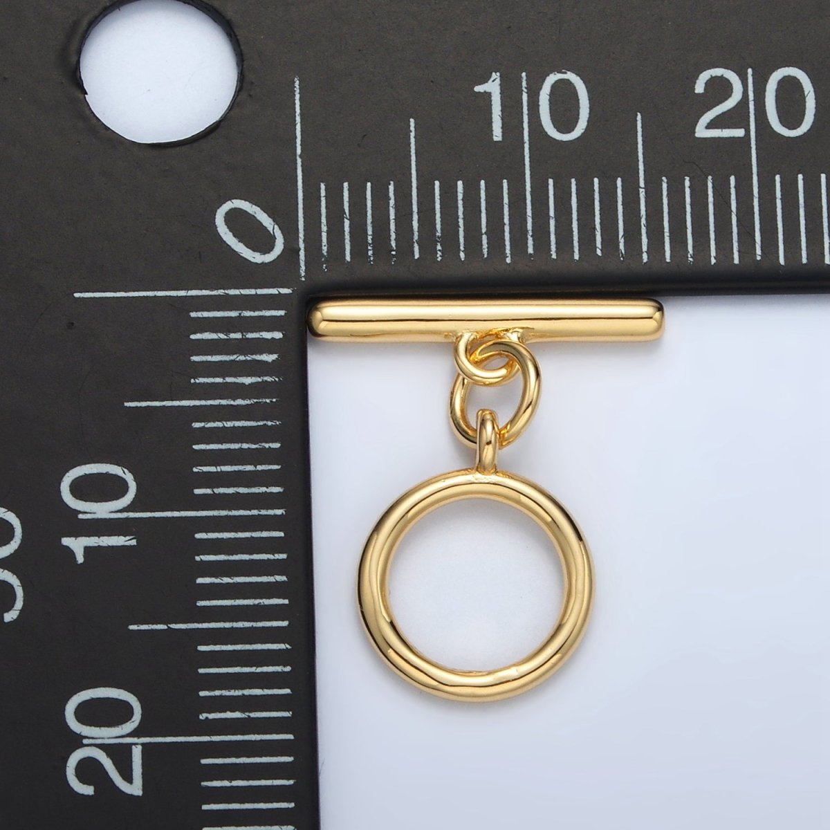 24K Gold Filled Minimalist Toggle Clasps Closure Findings | Z852